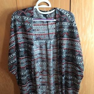 Patterned cardigan